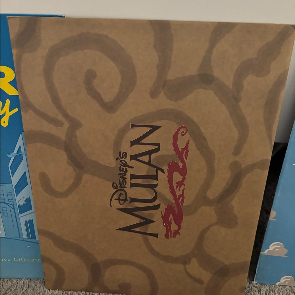 Disney Mulan Brown and Red Decorative Book